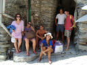 In the harbour of Riomaggiore, ready for the boat trip